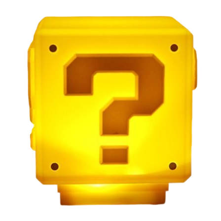 Super Mario Coin Block Lamp
