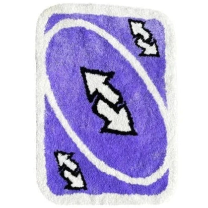 UNO Reverse Card Rug