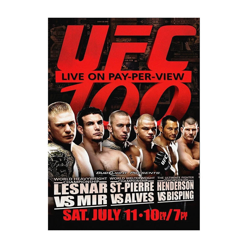 UFC 100 Event Poster