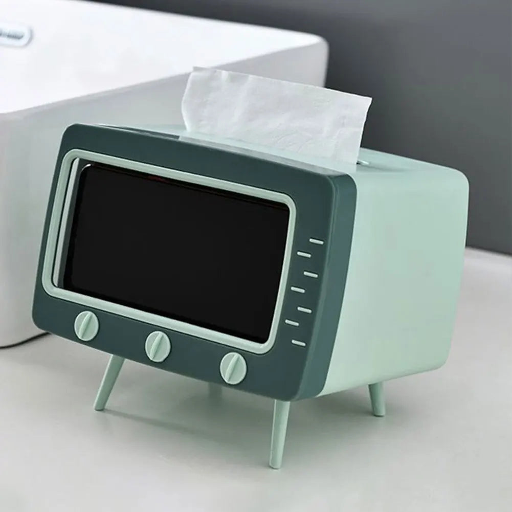 Vintage TV Phone & Tissue Holder