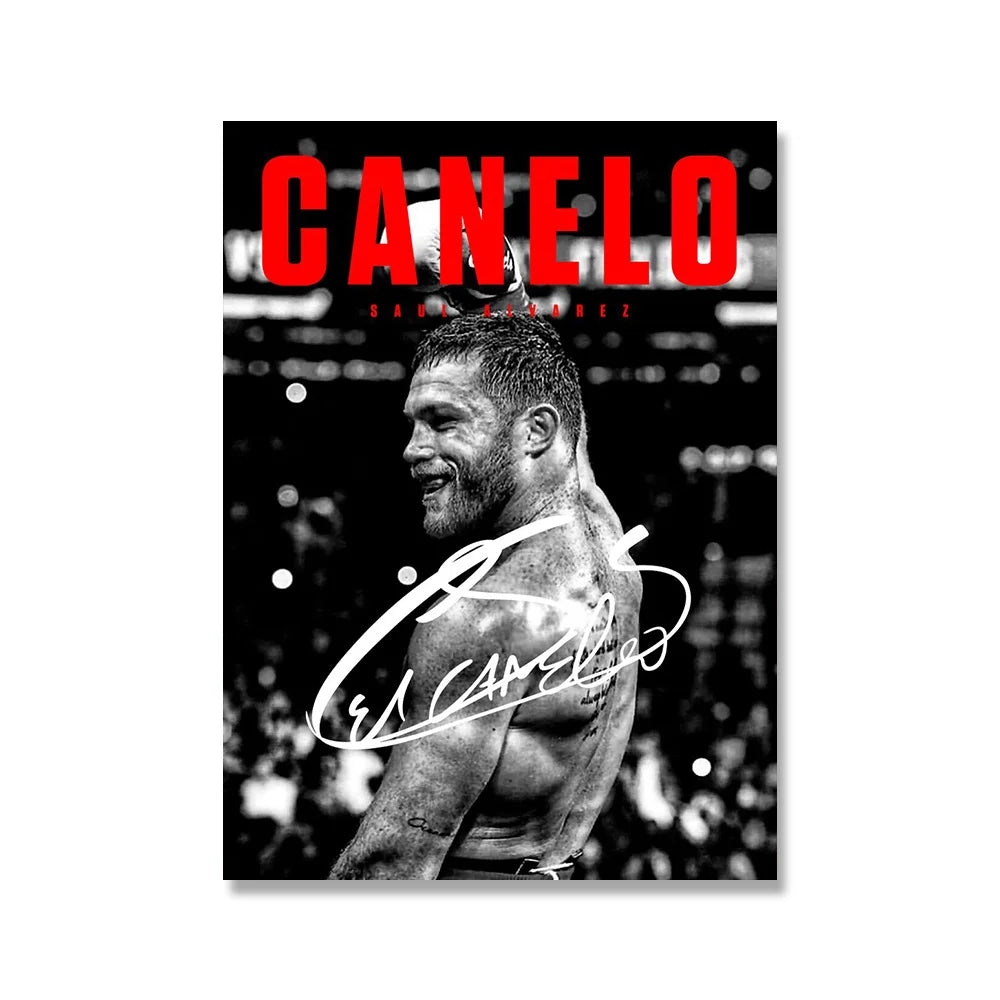 Saúl 'Canelo' Álvarez Boxing Poster