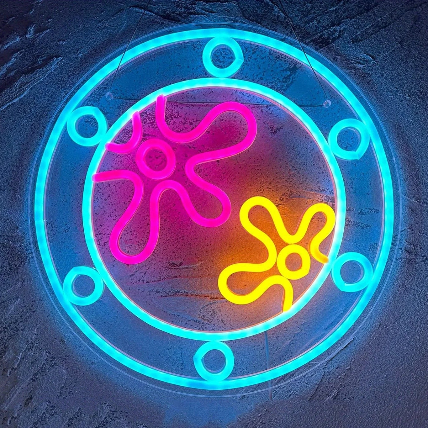 Spongebob Window Neon Sign