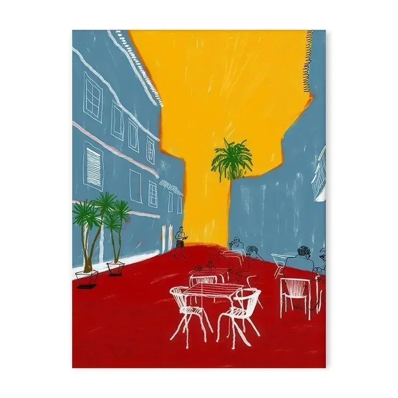Cafe Terrace Poster