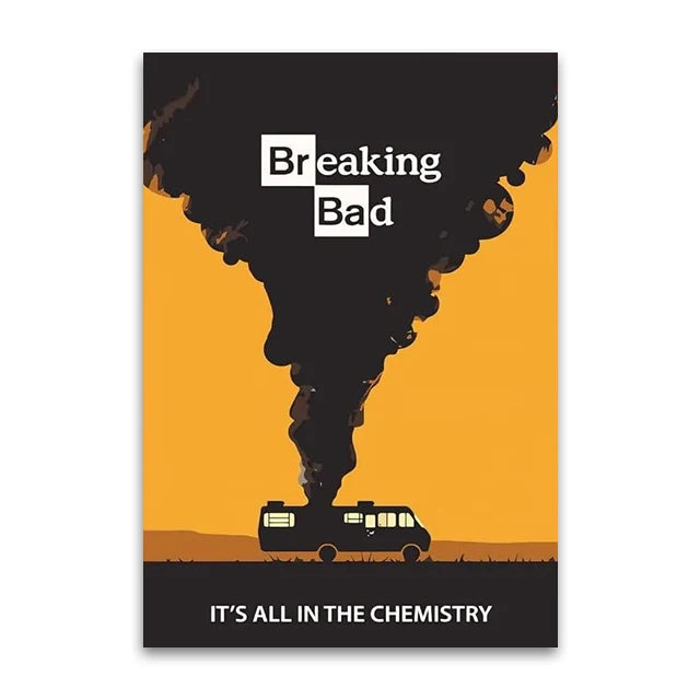 It's All In The Chemistry Breaking Bad Cinematic Art Poster