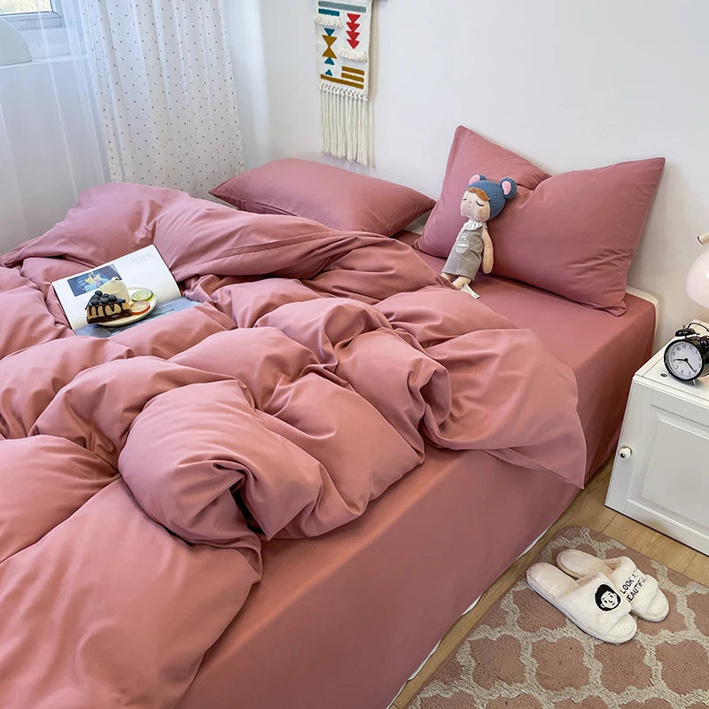 Light Rose Bedding Set