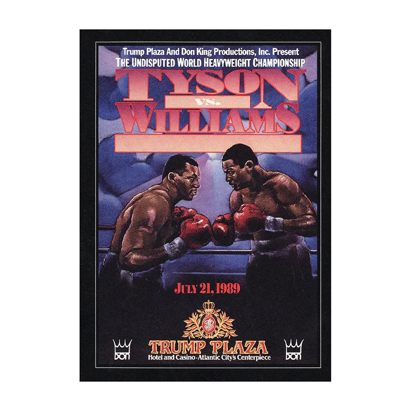 Mike Tyson vs. Carl Williams Event Boxing Event Poster
