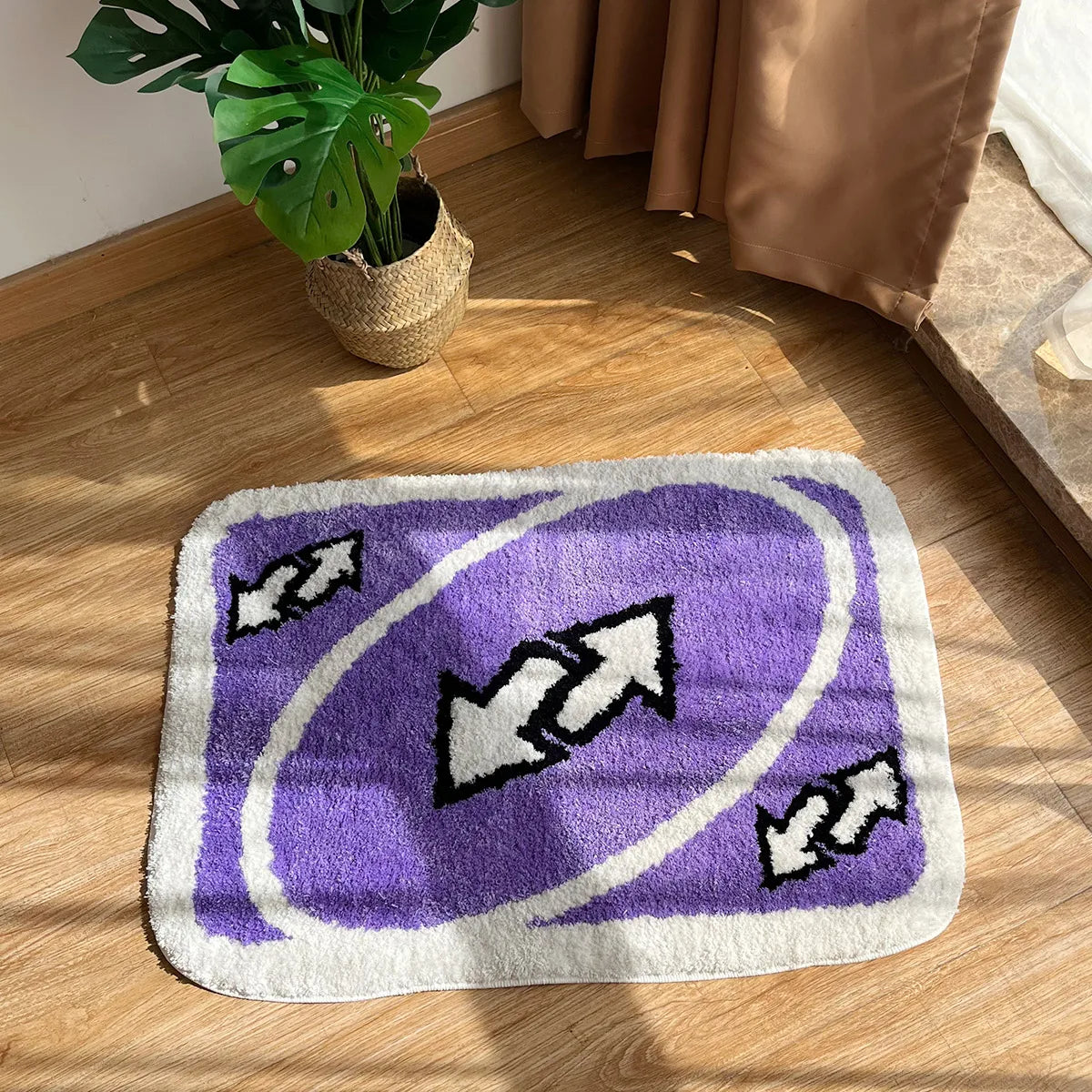 UNO Reverse Card Rug