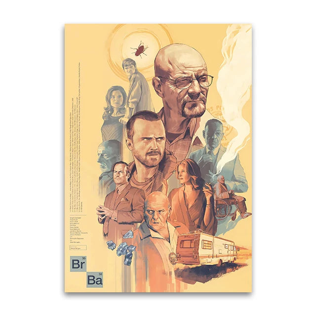 Breaking Bad Cinematic Art Poster