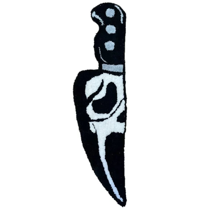 Ghost Face Knife Rug