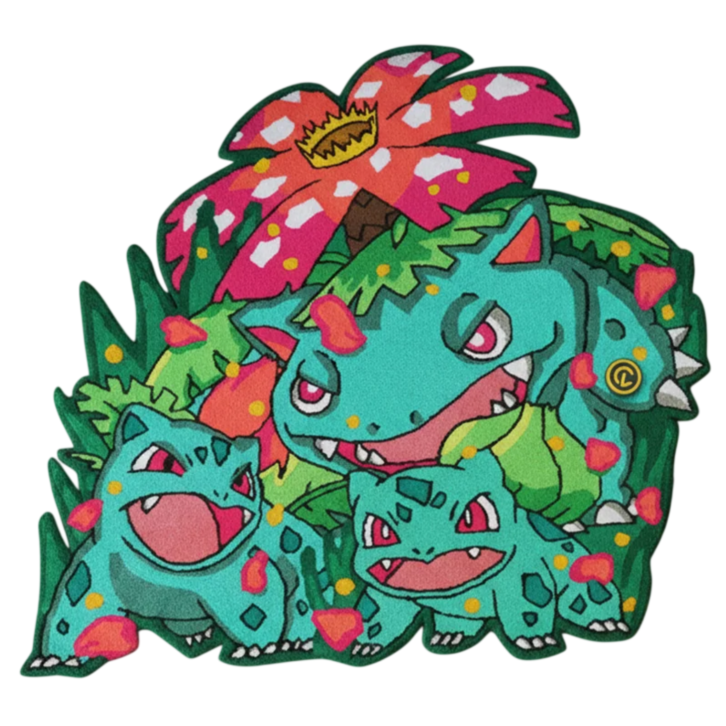 Pokémon Bulbasaur Ivysaur Venusaur Evolution Rug