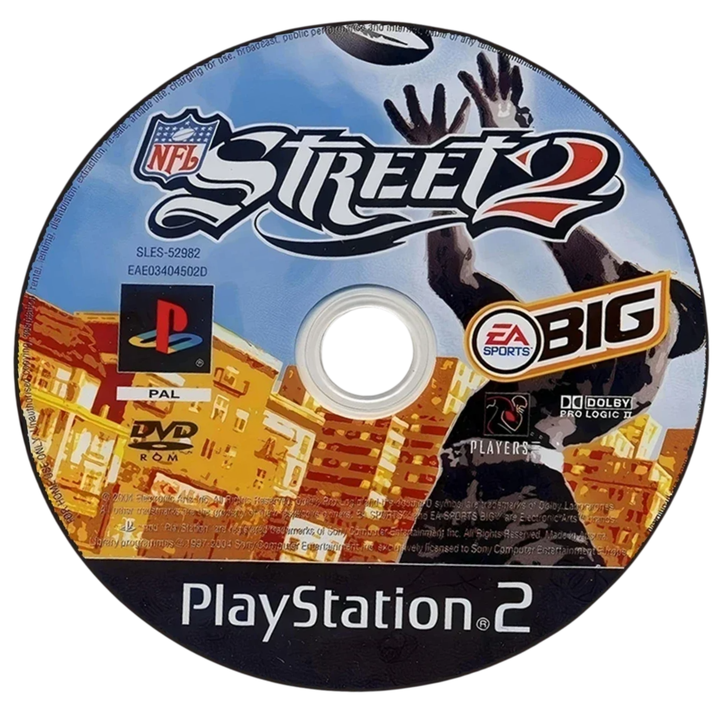 NFL Street 2 PS2 CD Rug