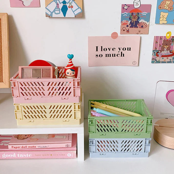 Pastel Folding Crate