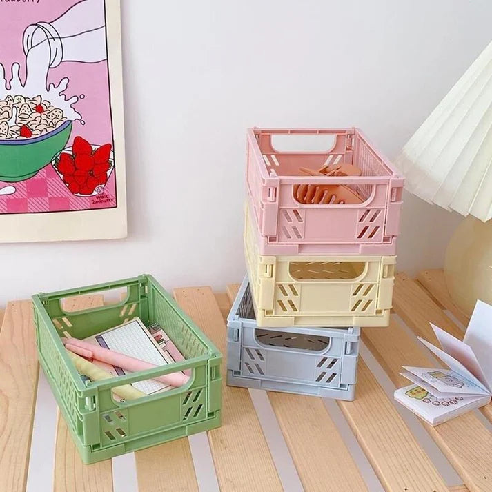 Pastel Folding Crate