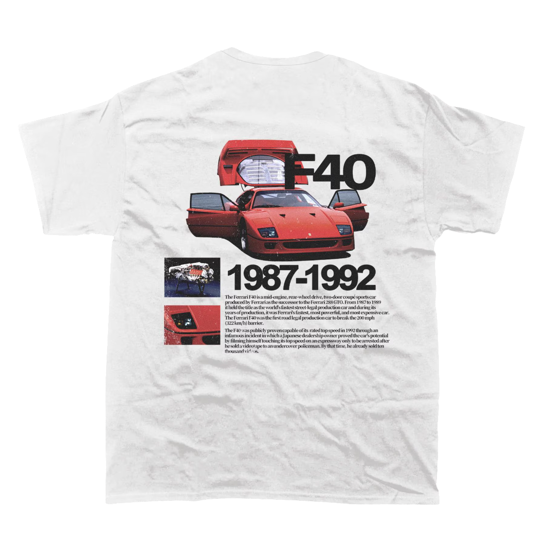 Ferrari F40 Tee