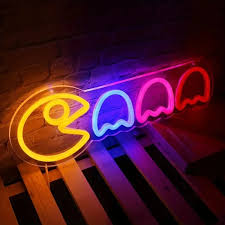 Pac-Man Neon Sign