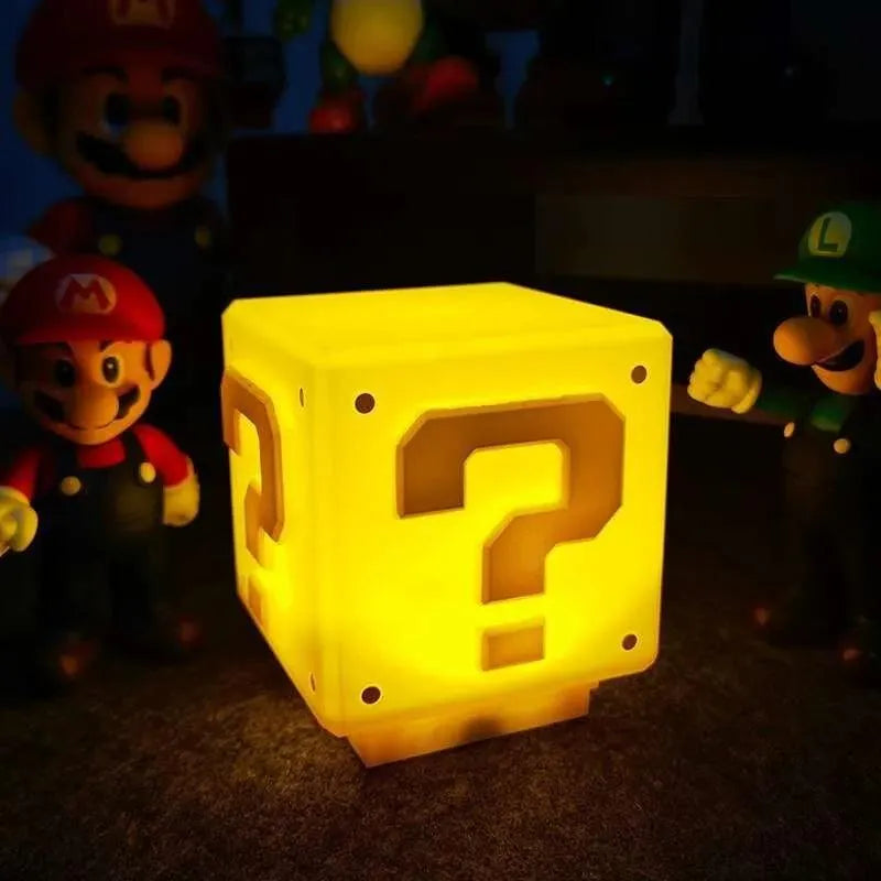 Super Mario Coin Block Lamp