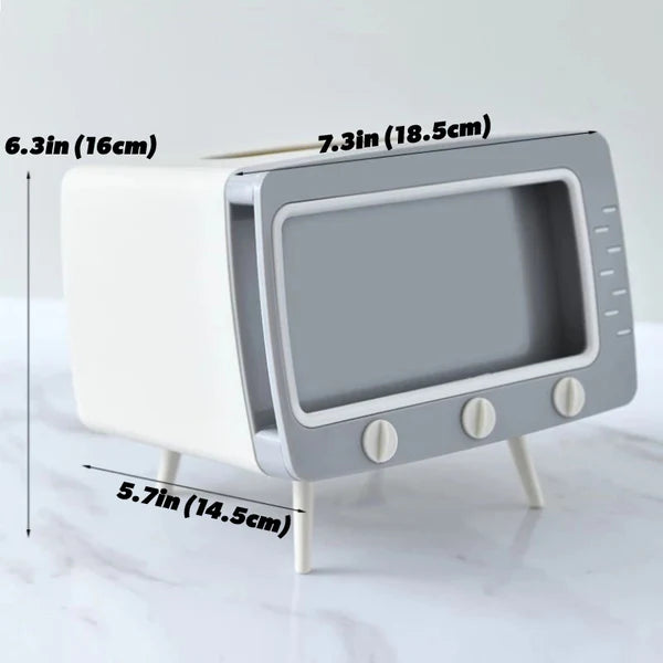 Vintage TV Phone & Tissue Holder