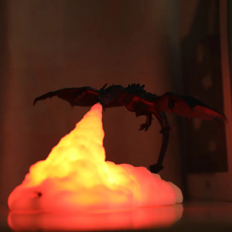 Fire Breathing Dragon Lamp