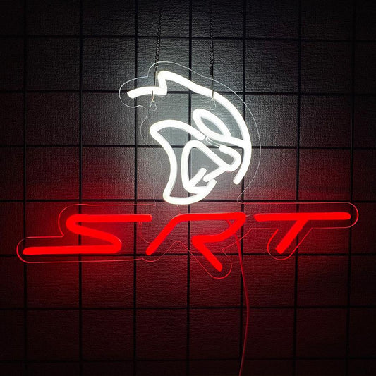 Dodge Hellcat SRT Neon Sign