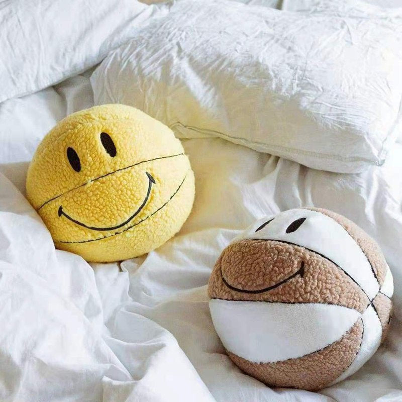 Chinatown Market Smiley Basketball Pillow