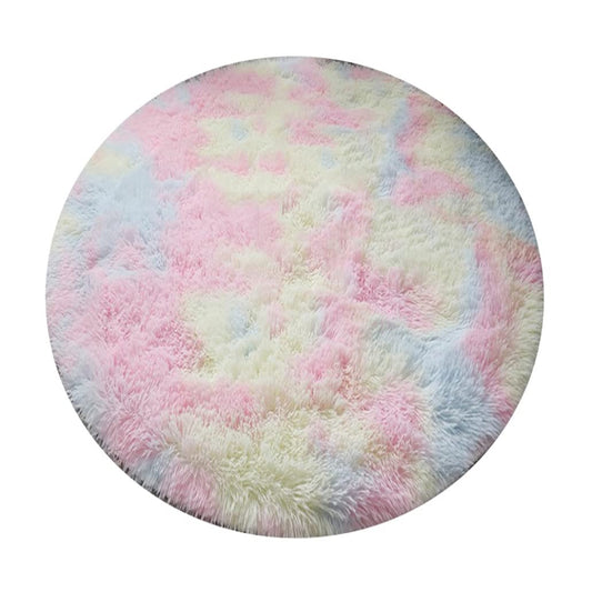 Pastel Rainbow Round Rug