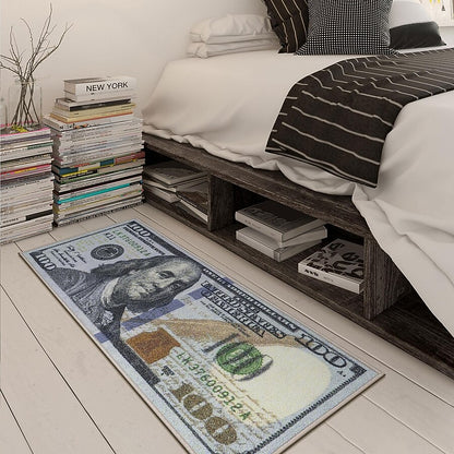 100 Dollar Bill Rug