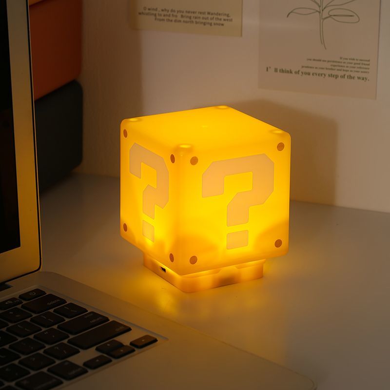 Super Mario Coin Block Lamp