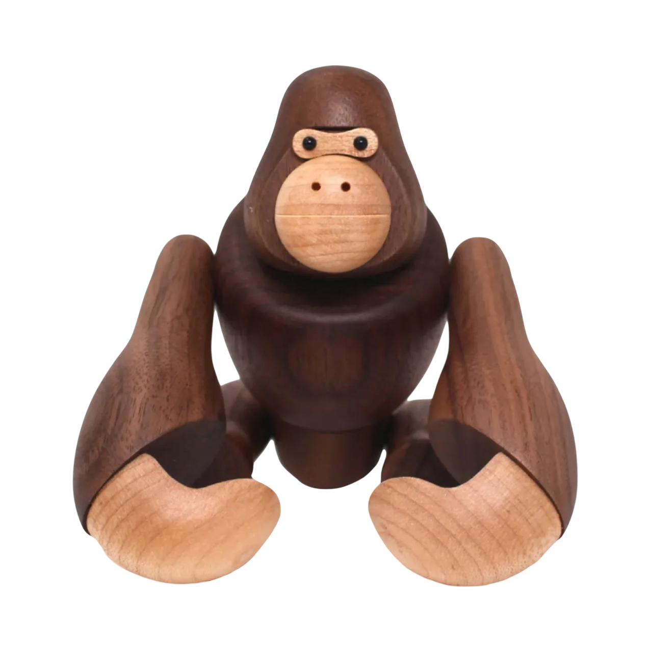 Wooden Gorilla Figure