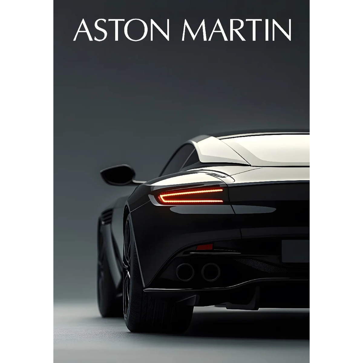 Aston Martin Vanquish Poster