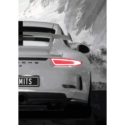 Porsche 911 GT3 RS Right Poster