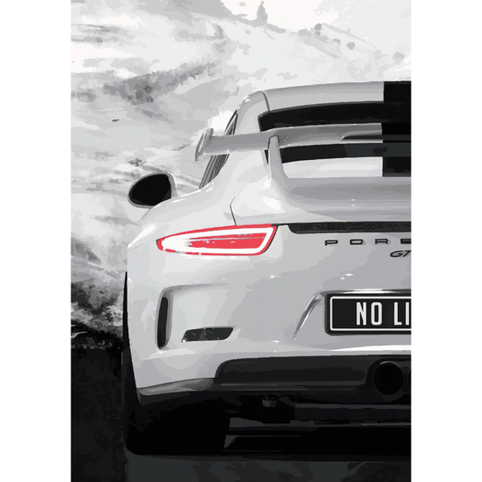 Porsche 911 GT3 RS Left Poster