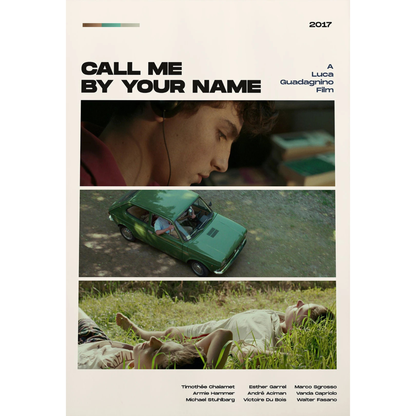 Call Me by Your Name Poster