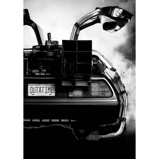 Back to the Future DeLorean DMC-12 Poster