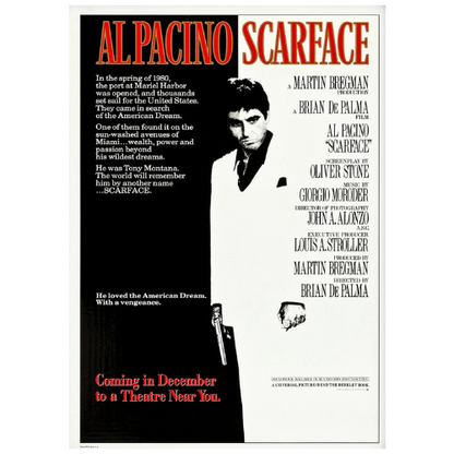 Scarface Movie Poster