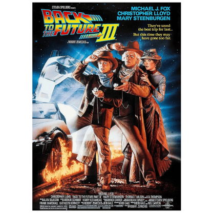 Back to the Future Part III Movie Poster