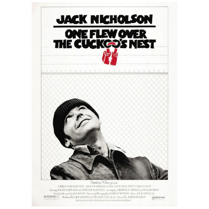 One Flew Over the Cuckoo's Nest Movie Poster