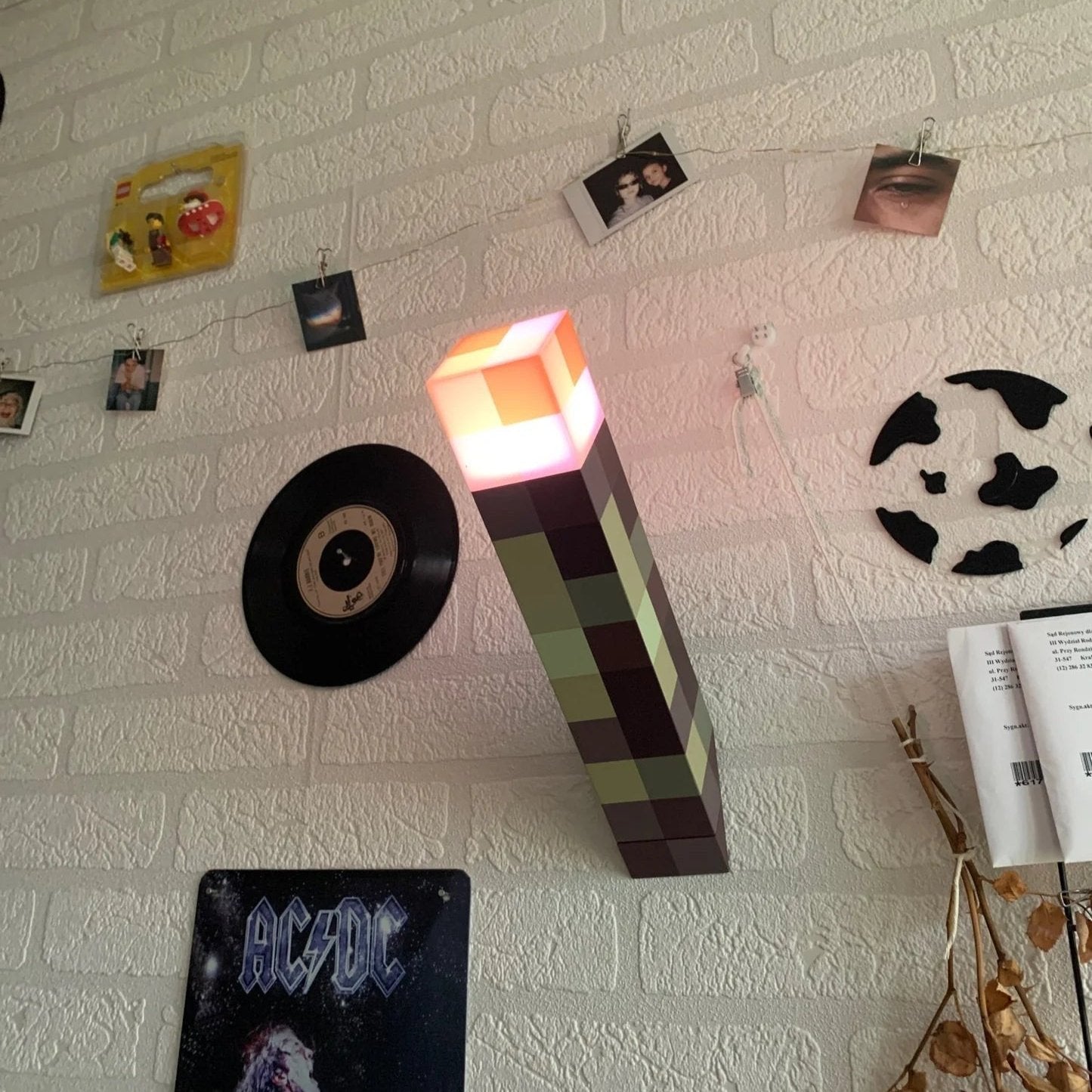 Minecraft Torch Lamp