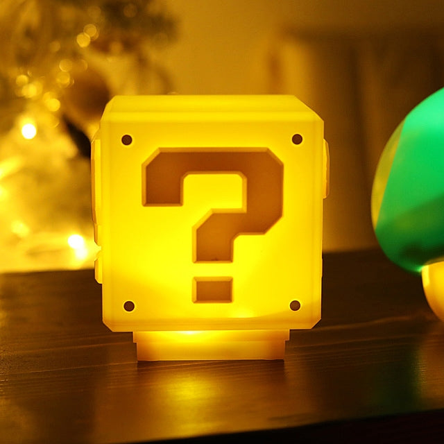 Super Mario Coin Block Lamp