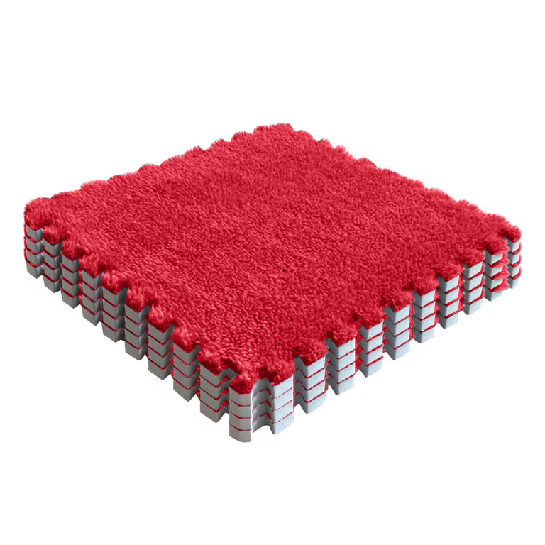 Plush Puzzle Foam Mat