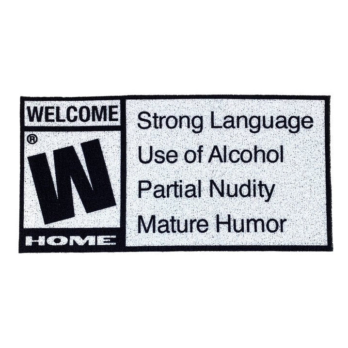 Welcome Rating Label Rug