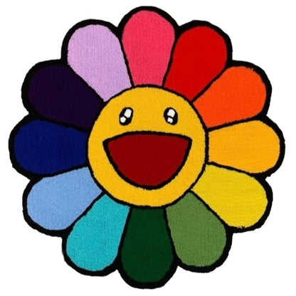 Takashi Murakami Classic Flower Rug