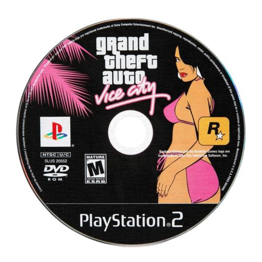 Grand Theft Auto Vice City PS2 CD Rug