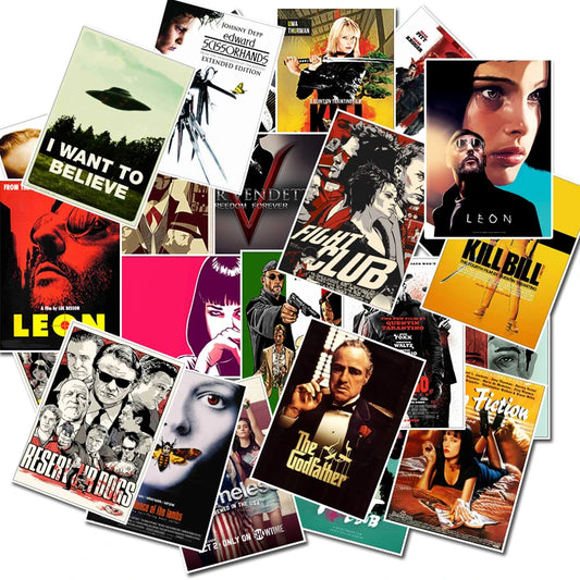Classic Movie Poster Stickers