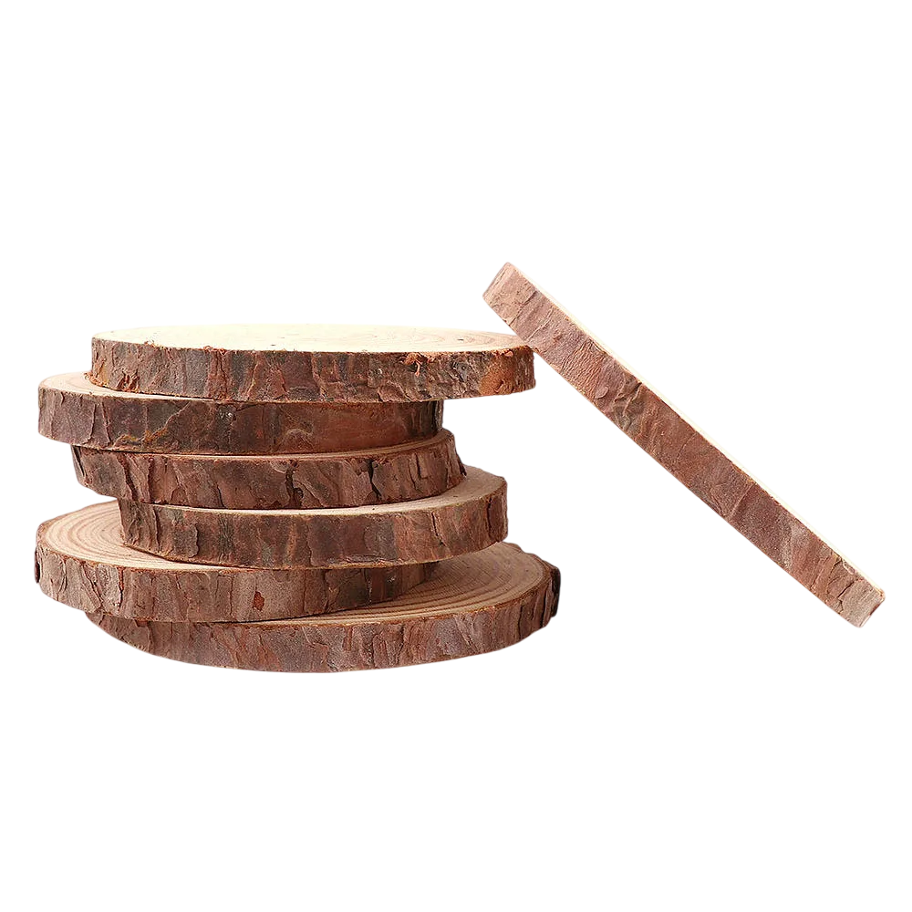 Natural Wooden Slice Coasters