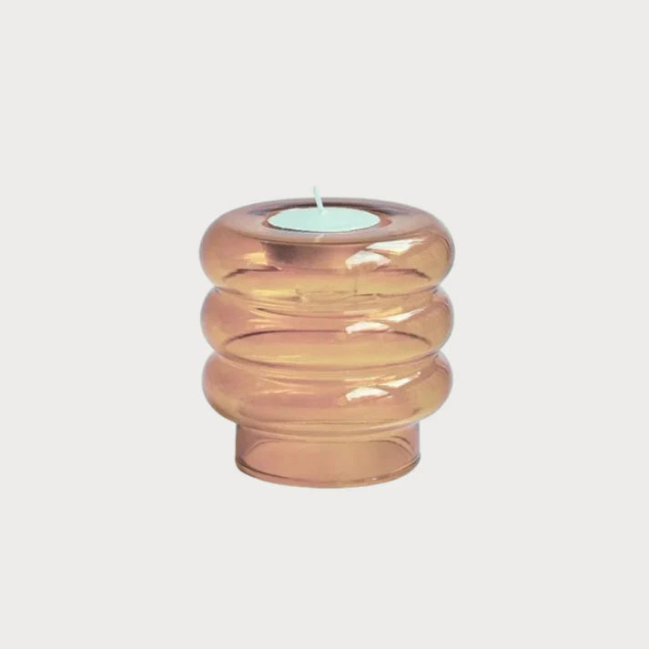 Wavy Candle Glass