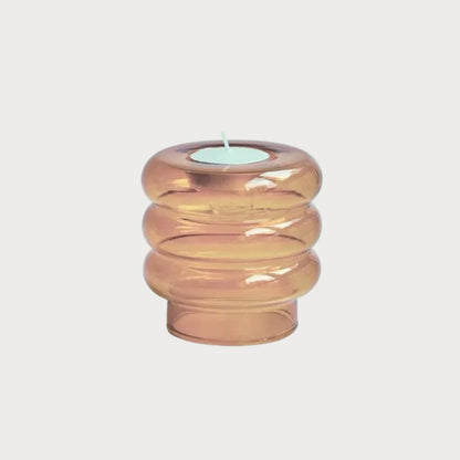 Wavy Candle Glass