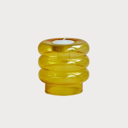 Wavy Candle Glass