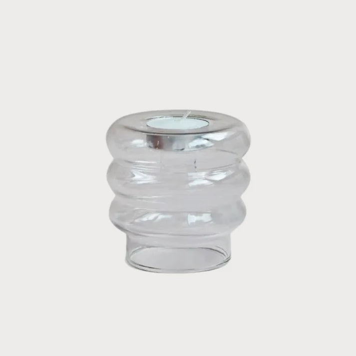 Wavy Candle Glass