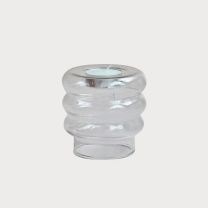 Wavy Candle Glass