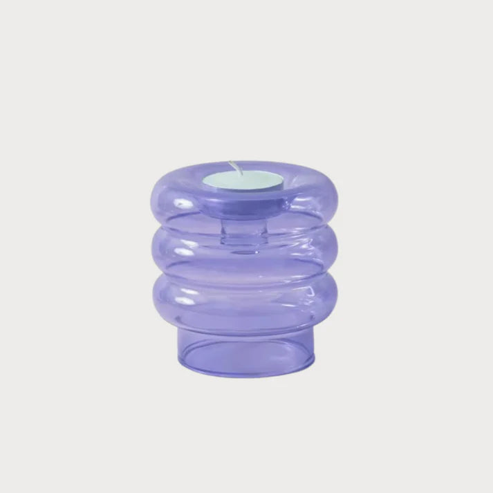 Wavy Candle Glass